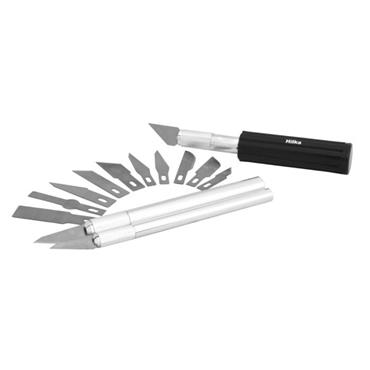Hilka 17 pce Hobby Knife & Blade Set 73200017