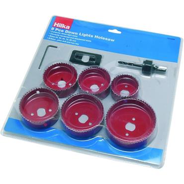 Hilka 9 pce Downlights Holesaw Set 76200008