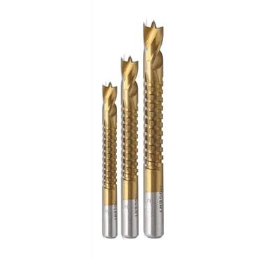 Högert Drill Saw Bits Set: 5 6 8 mm Made of HSS Steel HT6D336