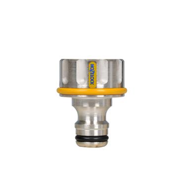 Hozelock Pro 2046 Metal 1/2" 21mm Outdoor Tap Connector