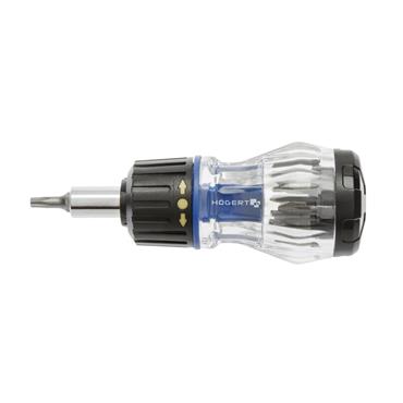 Hogert HT1S214-1 ratcheting multi bit screwdriver
