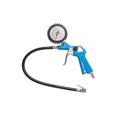 Hogert HT4R757 Air Inflator Gun with Pressure Gauge