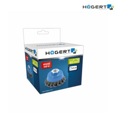 Hogert HT7D734 Disc Brush 65mm - M14 Steel Wire 0.5mm