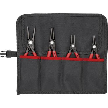 Knipex 00 19 57 4 Piece Precision Internal & External Circlip Pliers Set in Tool Roll