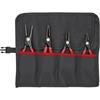 Knipex 00 19 57 4 Piece Precision Internal & External Circlip Pliers Set in Tool Roll