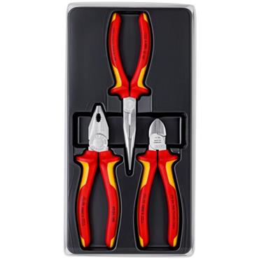 Knipex 00 20 12 Electro Tool Set 3 Piece