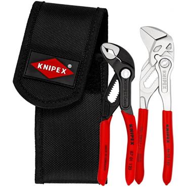 Knipex 00 20 72 V01 Mini pliers set in belt tool pouch 2 Piece