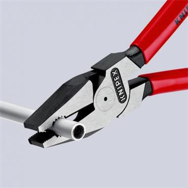 Knipex 02 02 180 SB High Leverage Multi-component Grip Combination Pliers
