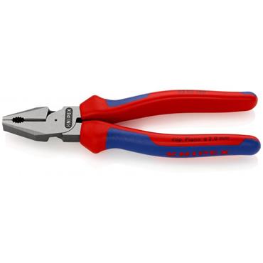 Knipex 02 02 180 SB High Leverage Multi-component Grip Combination Pliers