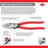 Knipex 09 08 240 High Leverage Linesman Pliers