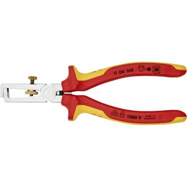 Knipex 11 06 160 SB Insulation Multi-component Grip Stipping Pliers