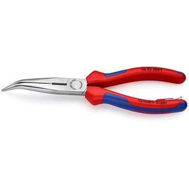 Knipex 26 22 200 T Tethered BK Snipe Nose Side Cutting Pliers