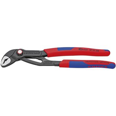 Knipex 87 22 250 SB Cobra QuickSet Hightech Water Pump Pliers