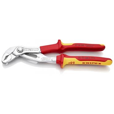 Knipex 87 26 250 SB Cobra® VDE High-Tech Water Pump Pliers, Insulated, VDE-Tested 250mm