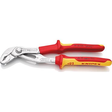 Knipex 87 26 250 SB Cobra® VDE High-Tech Water Pump Pliers, Insulated, VDE-Tested 250mm