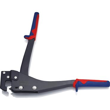 Knipex 90 42 340 EAN Punch Lock Riveter With Multi-Component Grips Burnished 340mm