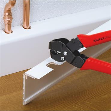 Knipex 90 61 20 EAN Notching Pliers With Plastic Grips Burnished 250mm