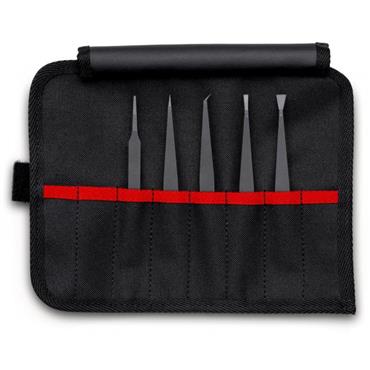 Knipex 92 00 05 ESD 5 Piece Plastic Tweezers Set