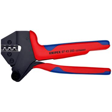 Knipex 97 43 200 Crimp System Pliers For exchangeable crimping dies