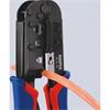 Knipex 97 51 10 SB Crimping Pliers For Western Plugs With Multi-Component Grips 190mm