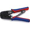 Knipex 97 51 10 SB Crimping Pliers For Western Plugs With Multi-Component Grips 190mm