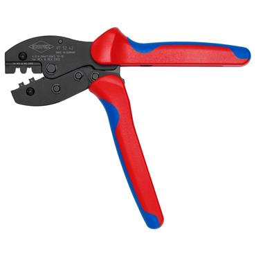 Knipex 97 52 42 PreciForce Crimping pliers With Multi-Component Handles Burnished 220 mm
