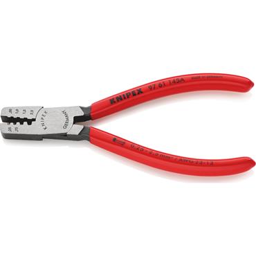 Knipex 97 61 145 A SB Crimping Pliers For Wire Ferrules Plastic Coated 145mm