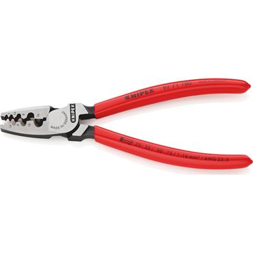 Knipex 97 71 180 SB Crimping Pliers For Wire Ferrules Plastic Coated 180mm