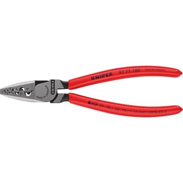 Knipex 97 71 180 SB Crimping Pliers For Wire Ferrules Plastic Coated 180mm