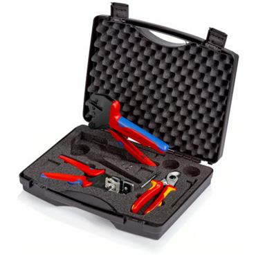 Knipex  97 91 01 Tool Case for Photovoltaics (3 Piece Kit)