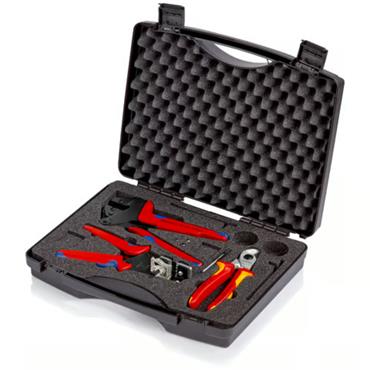 Knipex  97 91 01 Tool Case for Photovoltaics (3 Piece Kit)