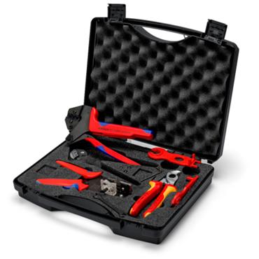 Knipex 97 91 04 V01 Tool Case for Photovoltaics For solar cable connectors MC4 7 parts