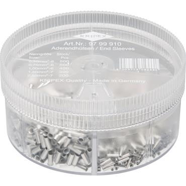 Knipex 97 99 910 Assortment Boxes With Non-Insulated Wire Ferrules