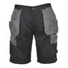 Portwest KS18 Granite Holster Shorts  - Black/Zoom Grey