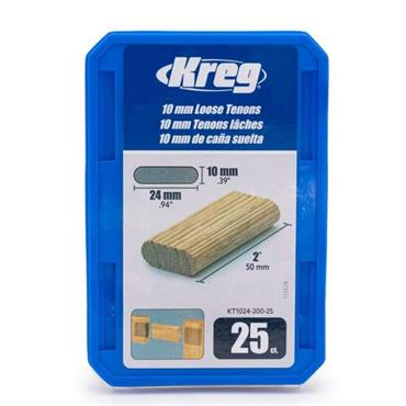 Kreg Mortise Mate 10mm Loose Tenons 25 Pieces KT1024-200-25