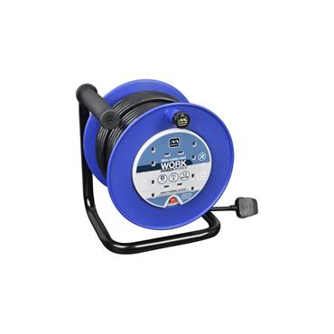 Masterplug LDCC3013-4BL 4Skt 30m 13a Cassette Reel Blue