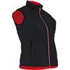 LMA Dakota Womens Reversible Gilet - Black / Fluorescent Red