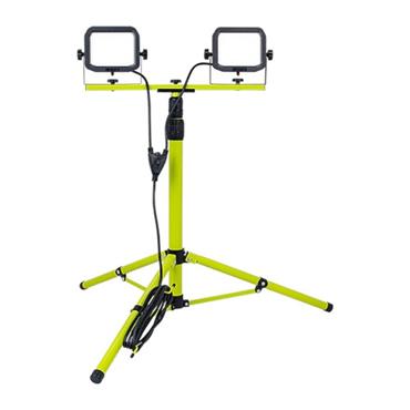 Luceco Castra 230V 100W Twin Tripod Worklight LSWT250G350-05