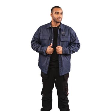 Milwaukee M12HSJBLU-0 HEXON Heated Shacket Mens Navy (Bare Unit)