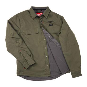 Milwaukee M12HSJGN-0 HEXON Heated Shacket Mens Forest (Bare Unit)
