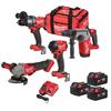Milwaukee M18FPP4A-503B 18V 4 Piece FUEL Powerpack Kit (3x5Ah)