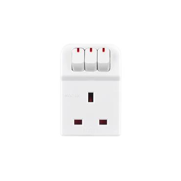Masterplug MSWG3-MP 3g 13a Fused Sw Mskt Adaptor