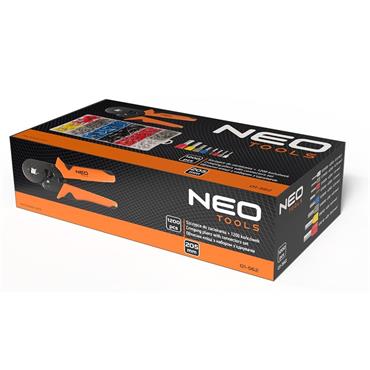 Neo Tools Bootlace Crimper And 1200 Sleeves 01-562
