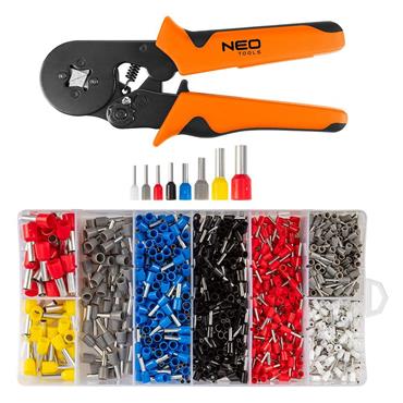 Neo Tools Bootlace Crimper And 1200 Sleeves 01-562