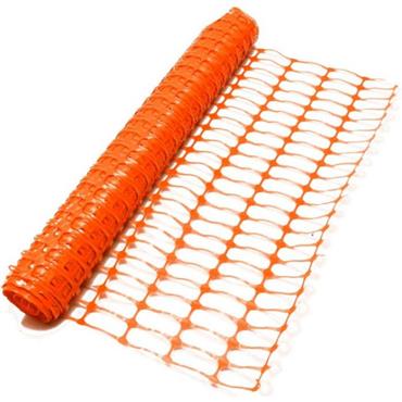 Orange Barrier Fence 50m x 1m
