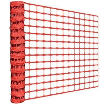 Orange Barrier Fence 50m x 1m