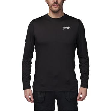 Milwaukee WORKSKIN Cold Weather Base Layer Long Sleeve - Black