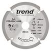 Trend PCD/FSB/1844B Fibre Cement Circular Saw Blade 184mm X 30mm X 4T Coarse Finish