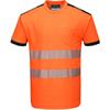 Portwest T181 PW3 Hi-Vis T-Shirt SS - Orange-Black