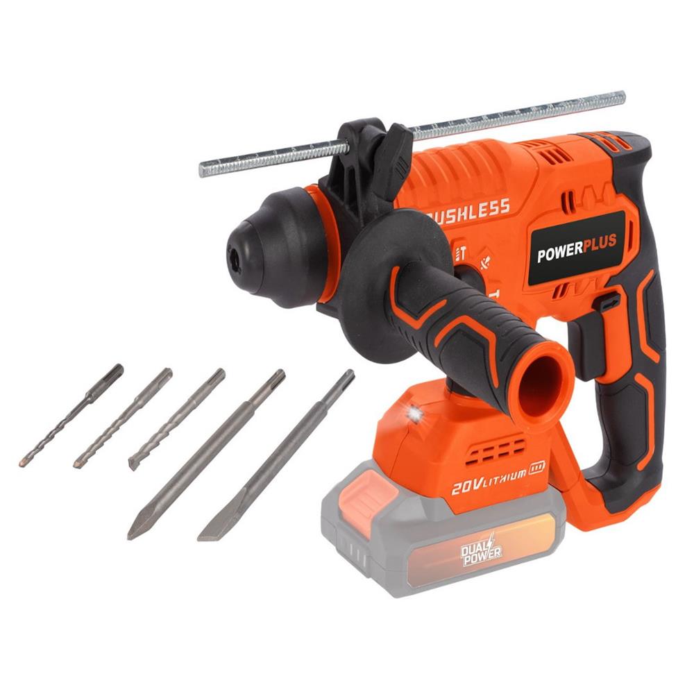 Powerplus Hammer Drill 20V (No Batt) Toolfix Dundalk Co. Louth